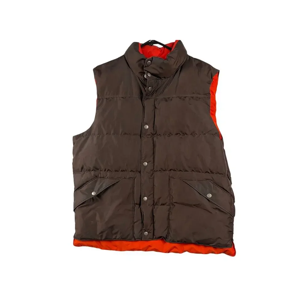 J. Crew Men’s Expedition Premium Down Puffer Vest - Brown - Size Large